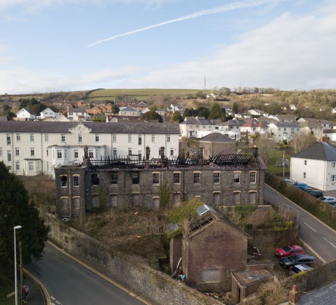 the-old-workhouse-fore-carmarthenjournal-walesonline-cymru-editorial-carmarthenshire-drone-aerial